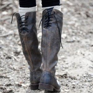 Bed Stu Manchester Tall Leather Boots (black lux)